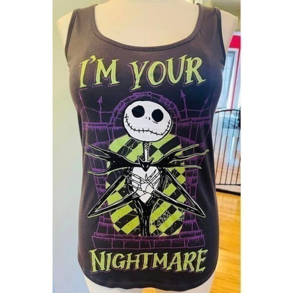 Torrid Disney Nightmare Before Christmas Punk Gothic Your Nightmare Tank Top 1X‎